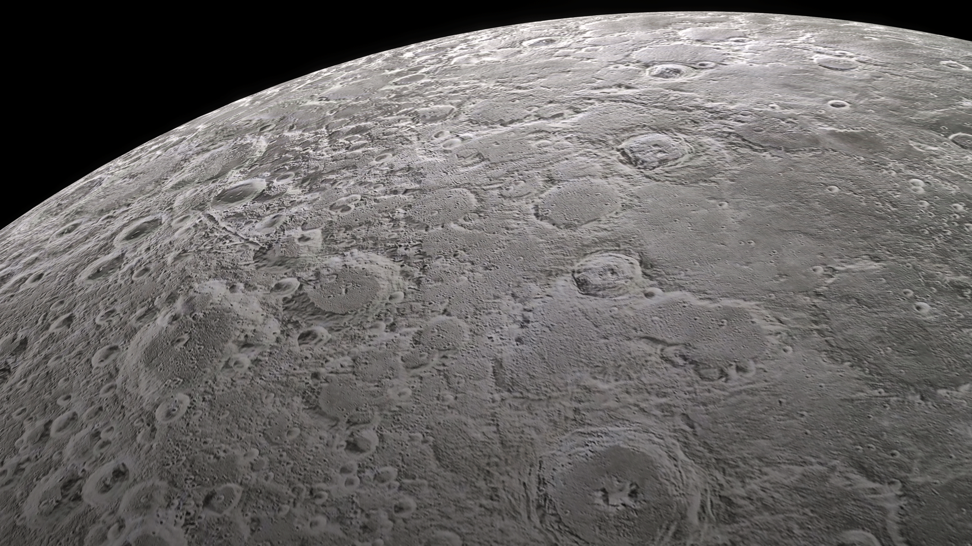 The Moon Close-Up Shot