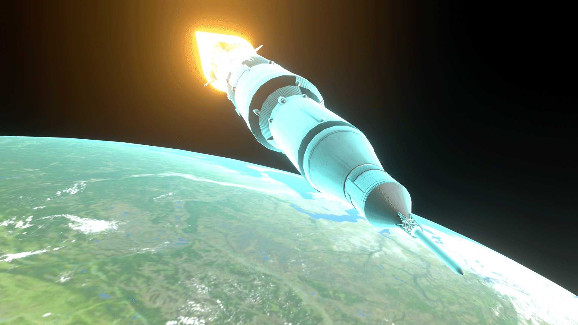 Rocket around the Earth