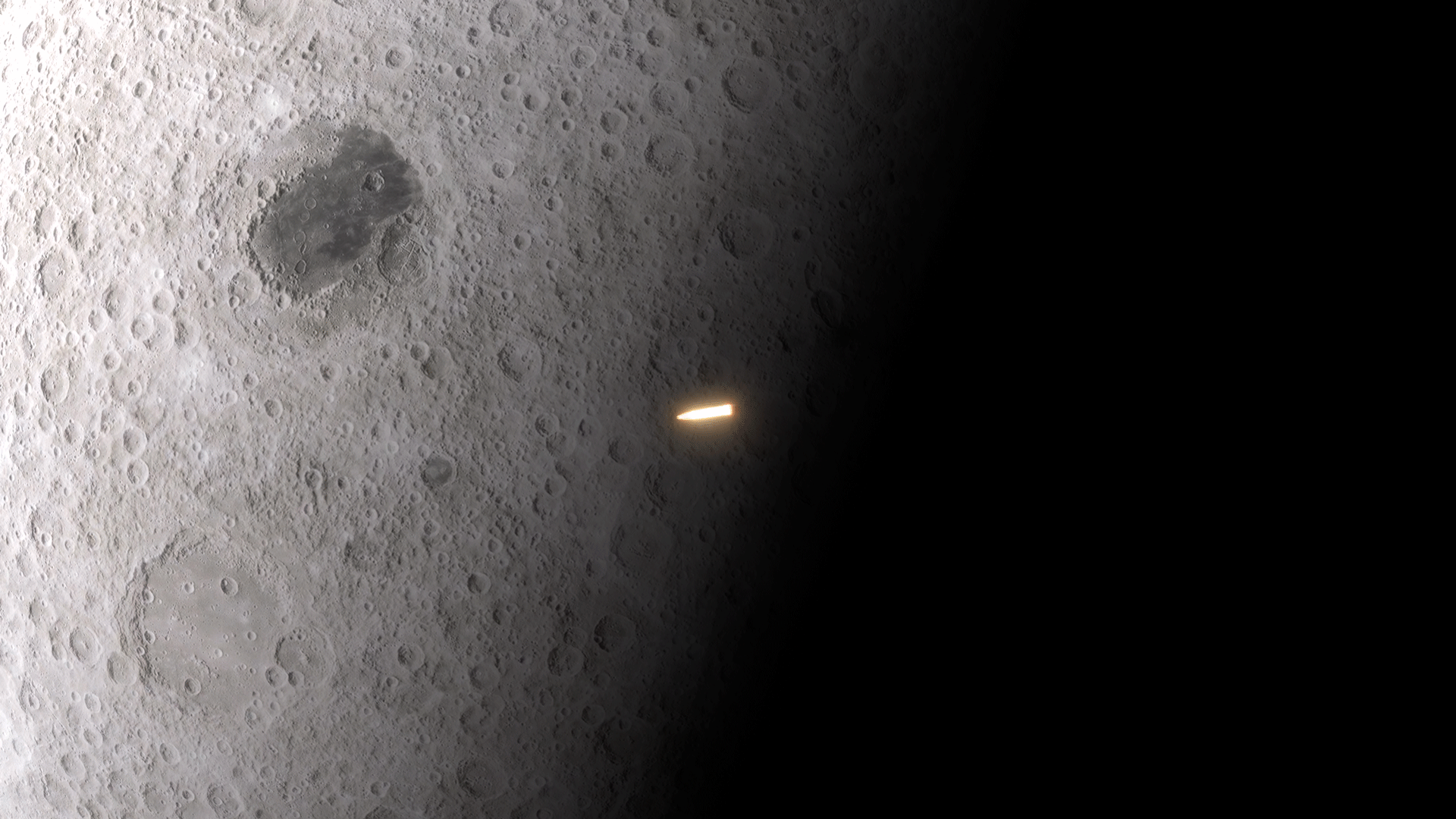 Rocket Roaming in Moon's Orbit